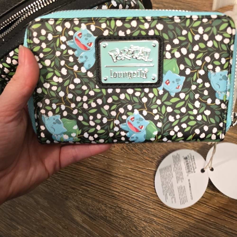 Loungefly Pokémon Backpack and Wallet - Black and Blue - Picture 6 of 7